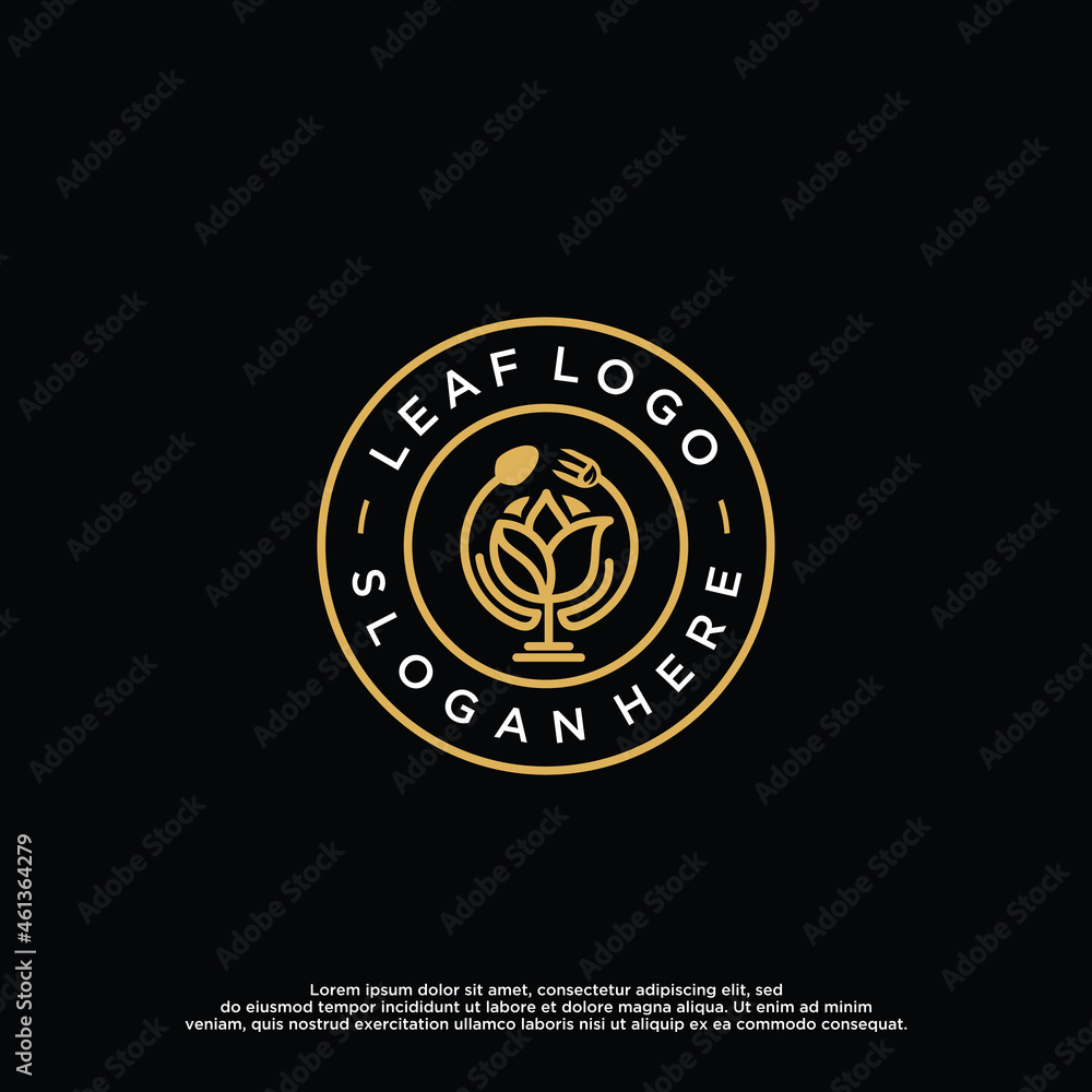 Fototapeta premium lotus flower logo design templete . 