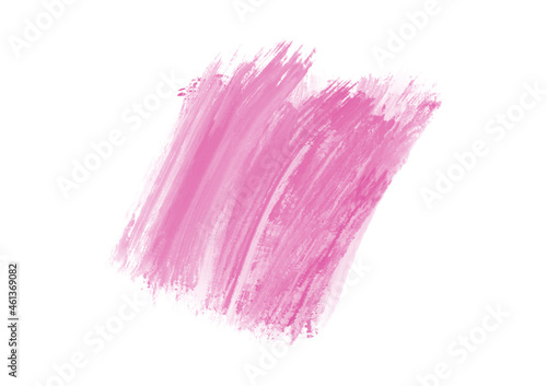 Pincelada de pintalabios color rosa. Mancha textura maquillaje, belleza.