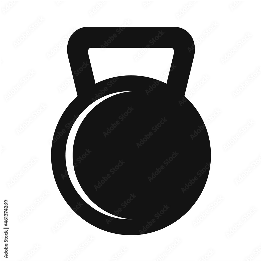 Fototapeta premium Kettle bell gym equipment
