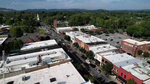 High Aerial Franklin Tennessee in 4k photo