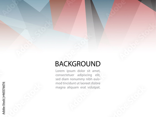 White and blue polygon or low poly vector technology business concept background with abstract geometric or isometric elements. Design in the style of an EPS10 image.