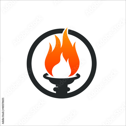 torch logo icon