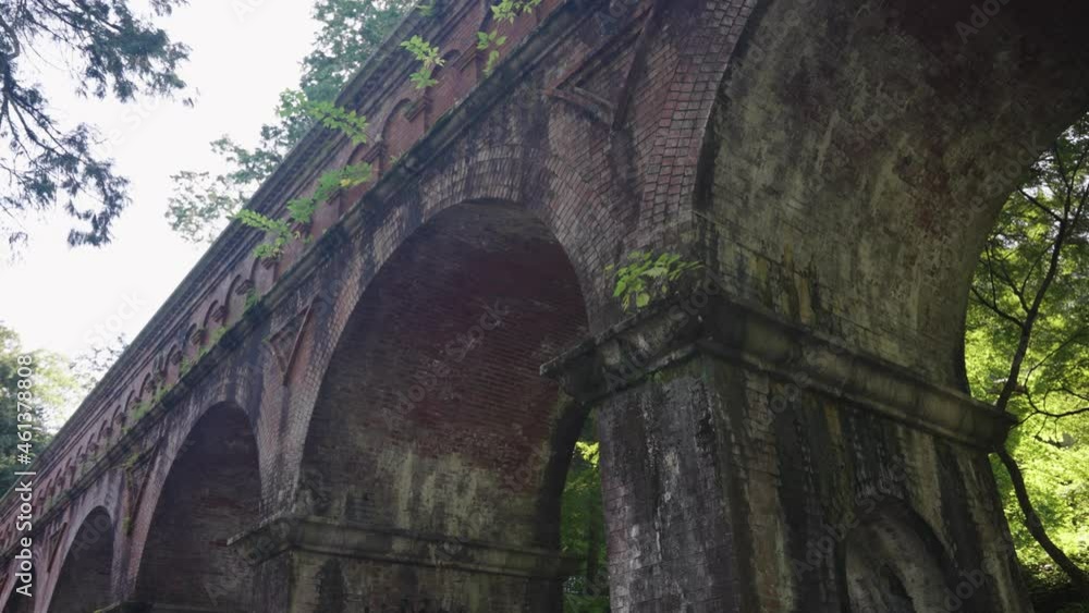 Ancient Kyoto Aqueduct, The Suirokaku Water Bridge, Japan Ancient Kyoto Aqueduct, The Suirokaku Water Bridge, Japan