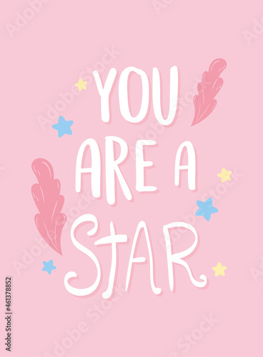 affirmation and inspirational card