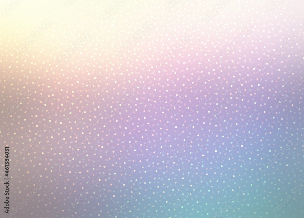 Shimmer iridescent empty textured background. Fantasy illustration. Holographic gradient of lilac blue pink yellow colors.