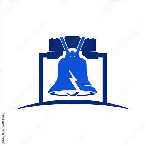 liberty bell logo vector