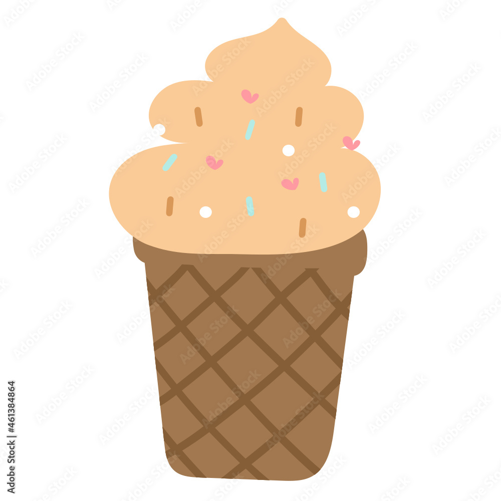 Ice cream cone illustration Ice cream cone illustration