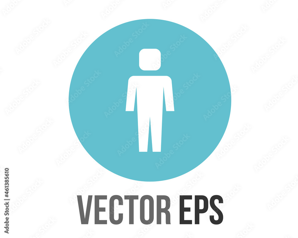 vector gradient blue man restroom circle icon button with iconography of man and woman vector gradient blue man restroom circle icon button with iconography of man and woman