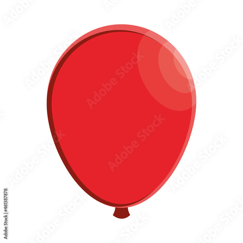 red balloon decoration