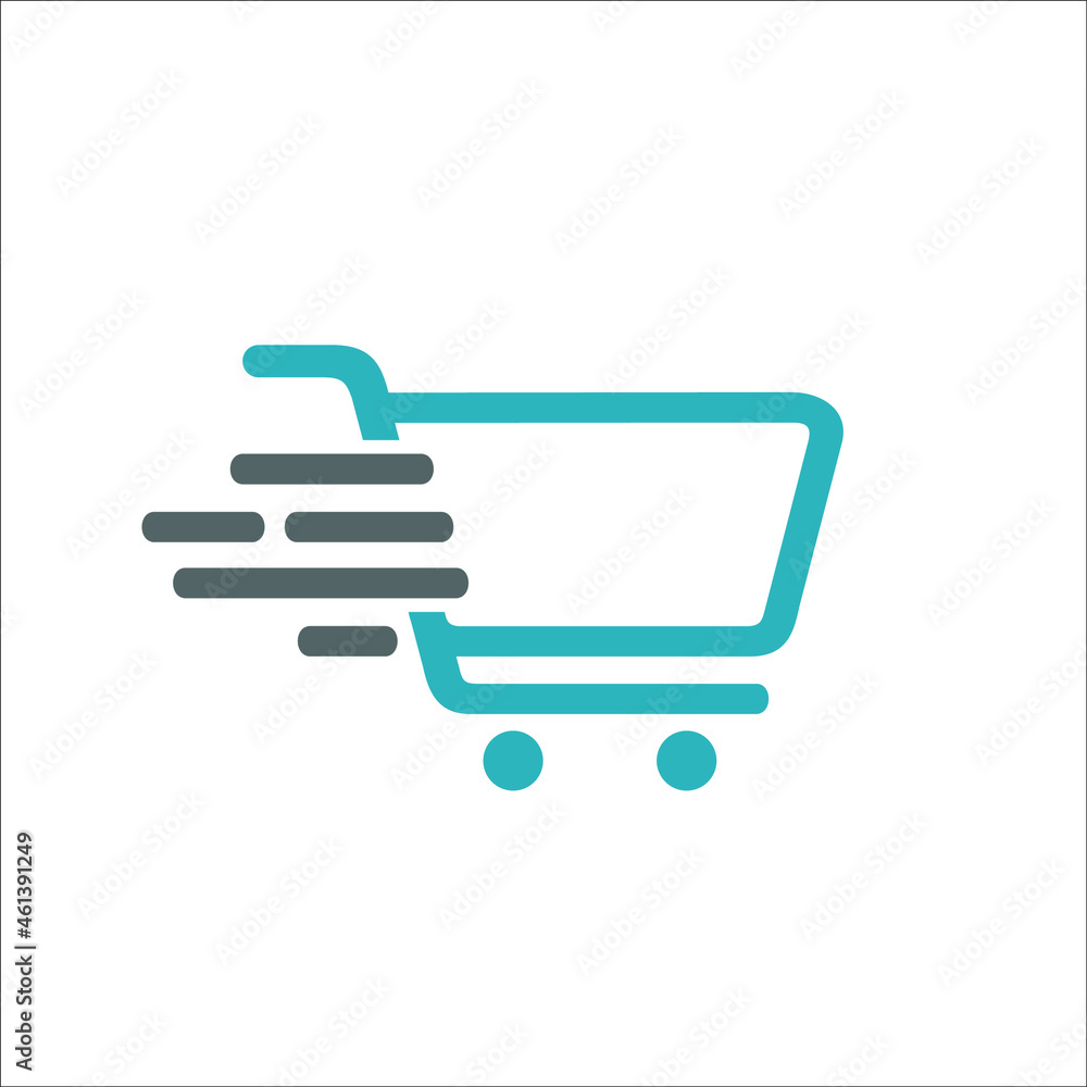 Obraz premium shopping cart icon