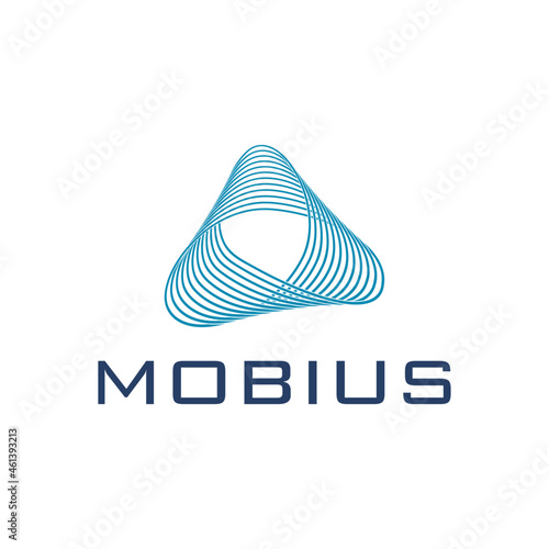 Mobius strip logo template