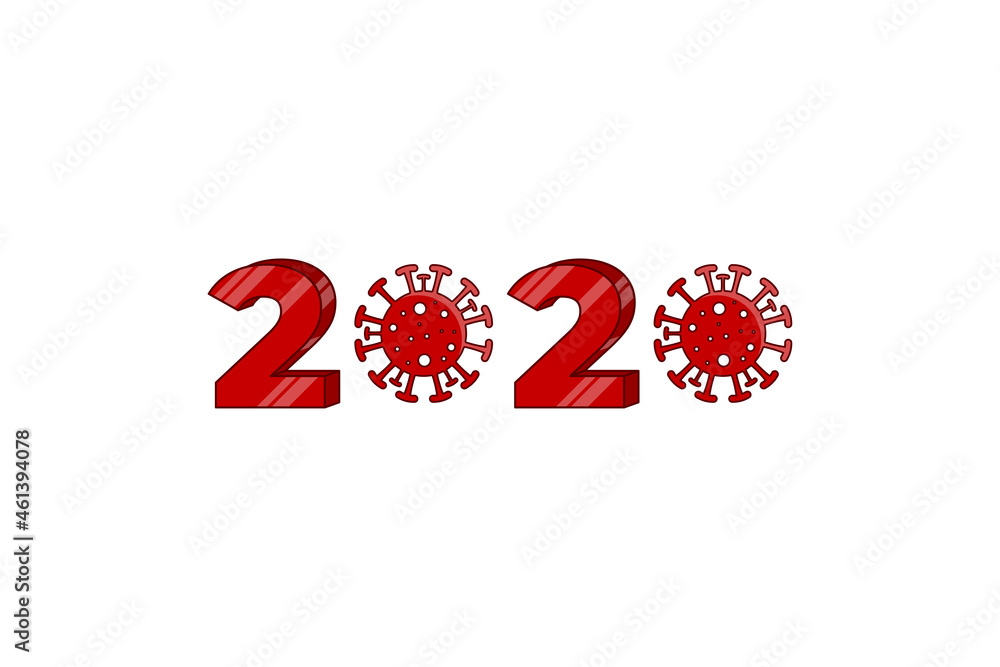 2020 corona virus illustration design 2020 corona virus illustration design
