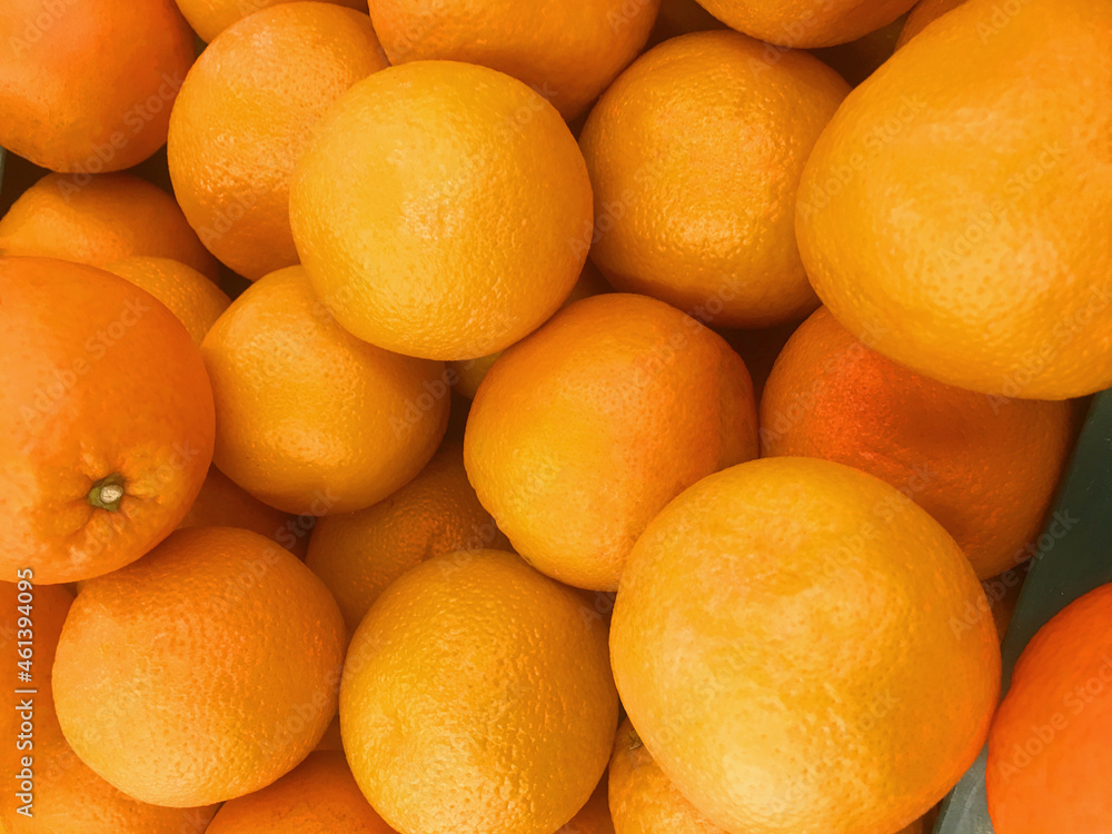 Healthy food, oranges in market,background Healthy food, oranges in market,background