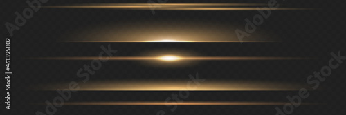 Layout Happy New Year golden and black color space for text Christmas balls, and snowflakes. Golden bokeh, light and ribbons. Vector illustration