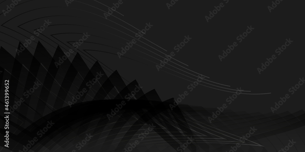 Naklejka premium Modern black background