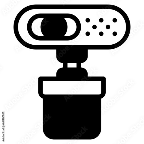 webcam glyph icon