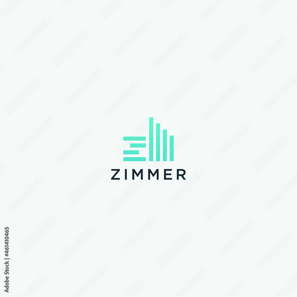 Zimmerman home letter Z logo apartment logo Zimmerman home letter Z logo apartment logo