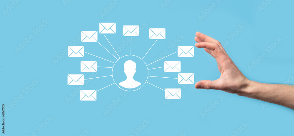 Male hand holding letter icon,email icons .Contact us by newsletter email and protect your personal information from spam mail. Customer service call center contact us.Email marketing and newsletter Male hand holding letter icon,email icons .Contact us by newsletter email and protect your personal information from spam mail. Customer service call center contact us.Email marketing and newsletter