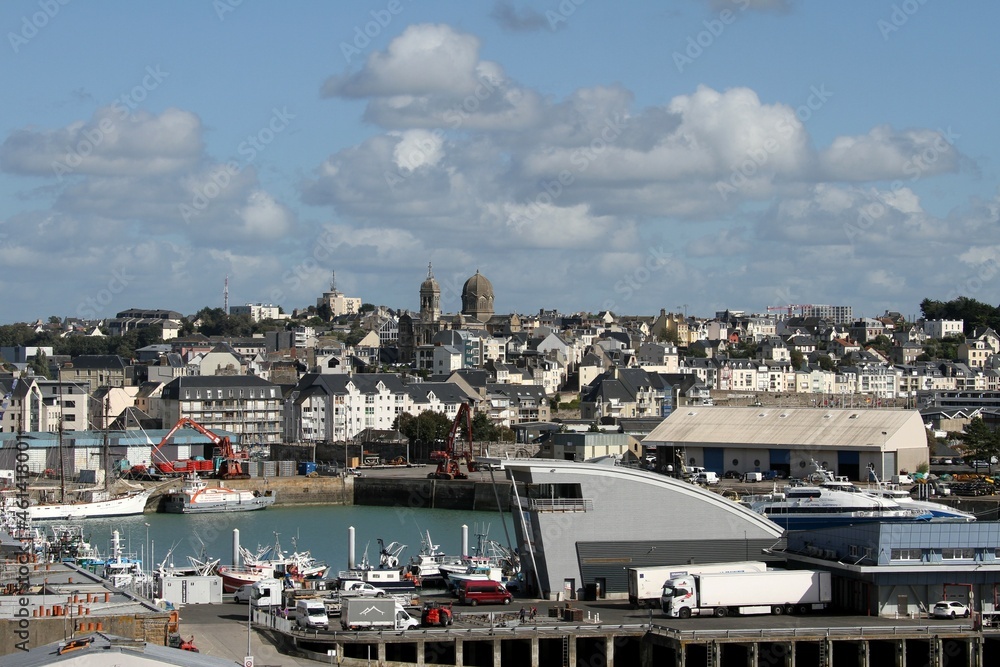panorama sur Granville cité balnéaire dans la Manche panorama sur Granville cité balnéaire dans la Manche