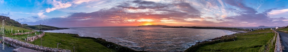 Sunset above Aran Island - Arranmore - County Donegal, Ireland.