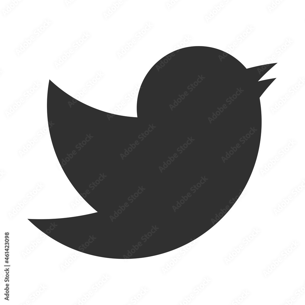 Bird vector icon, a little bird. The bird chirps icon Bird vector icon, a little bird. The bird chirps icon