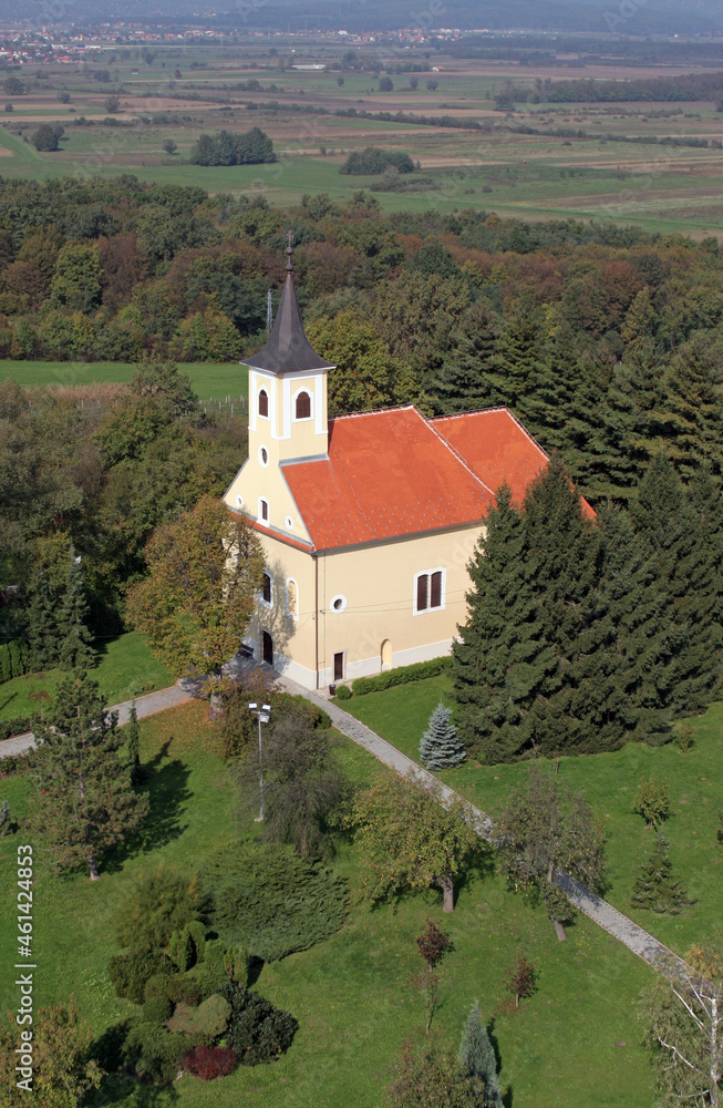 Church of St. John the Apostle and Evangelist in Cerje, Croatia