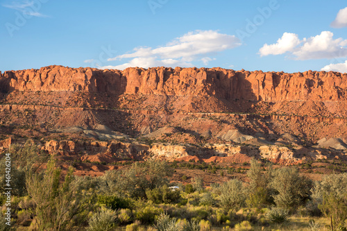 on the road Scenic Byway in Capitol Reef National Park in United States of America