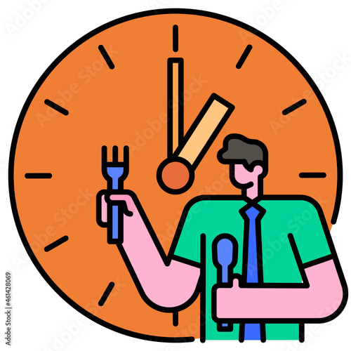 lunch time icon