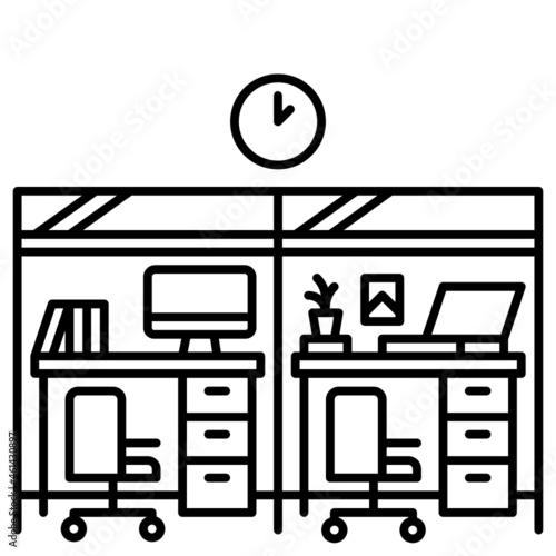 cubicle icon