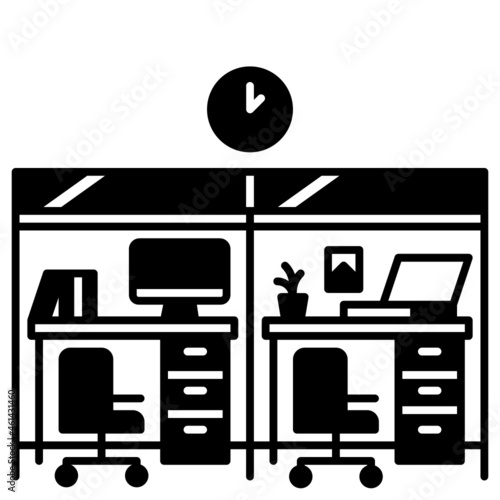 cubicle icon