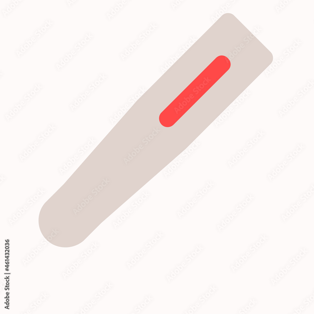 Thermometer icon vector illustration in flat style about medical, use for website mobile app presentation Thermometer icon vector illustration in flat style about medical, use for website mobile app presentation