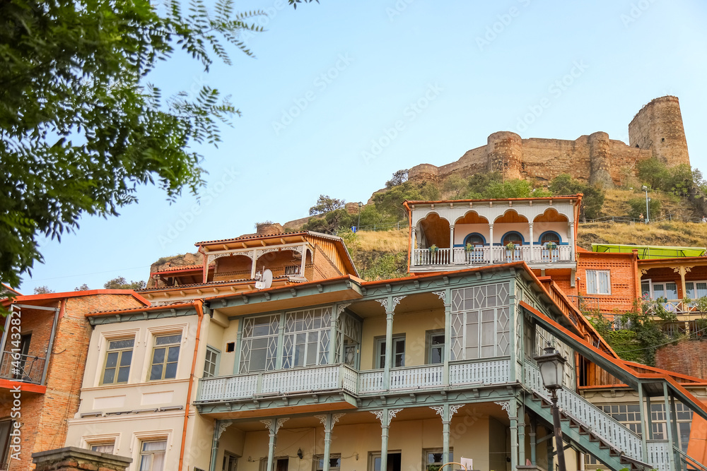 old house in the city, old town of tblisi