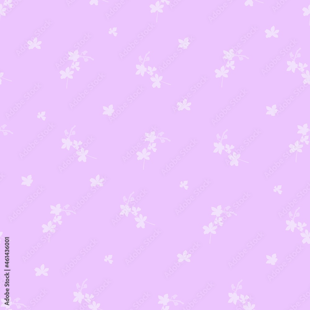 Seamless pattern with orchid silhouette Seamless pattern with orchid silhouette