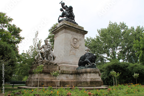 barye monument in paris (france) 