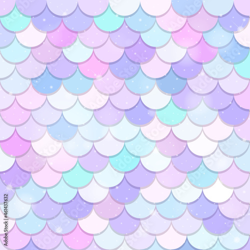 Fish scale seamless pattern background