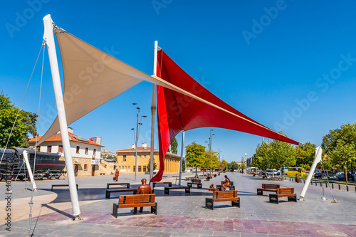 Obraz na płótnie Gaziantep Railway Station w salonie