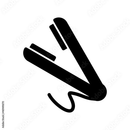 Hair Strainer Glyph Vector Icon Design
