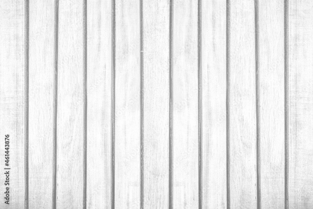 Naklejka premium white wood plank texture background