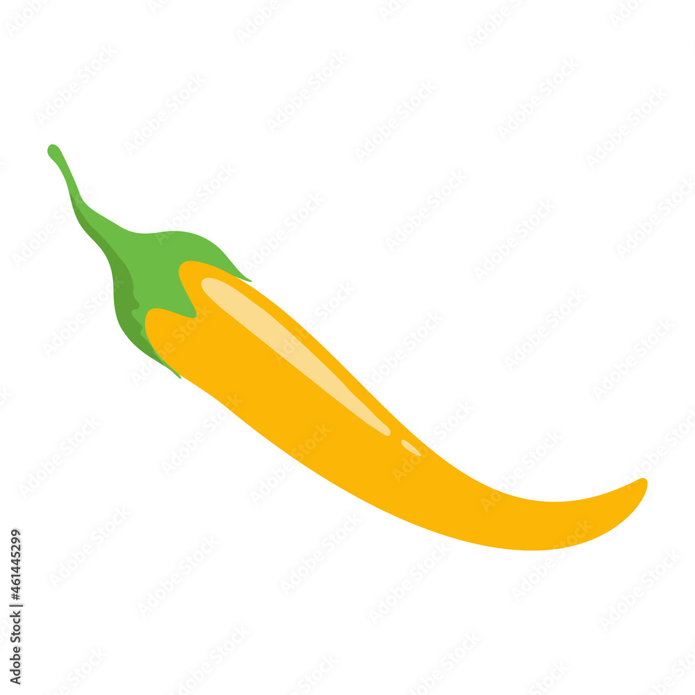 Chili pepper icon isolated on white background. Chili pepper icon for web site, app, ui and logo. Creative concept, vector illustration, eps 10 Chili pepper icon isolated on white background. Chili pepper icon for web site, app, ui and logo. Creative concept, vector illustration, eps 10
