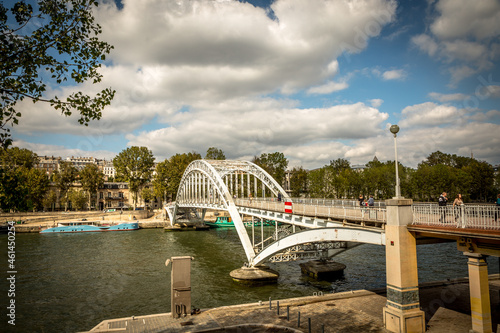 The Passerelle Debilly (Debilly Footbridge). Paris © Graham