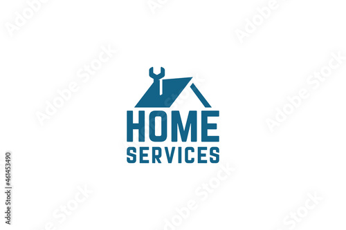 home service logo vector graphic for any business, especially for home service, reapairment, home care, etc.