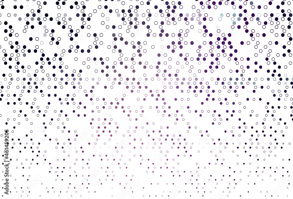 Light Purple, Pink vector backdrop with dots.