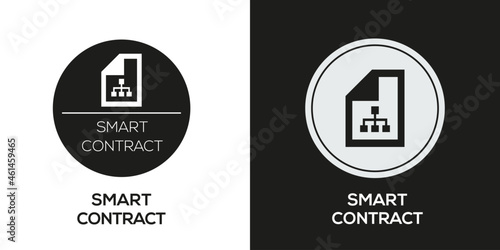 Creative (Smart contract) Icon ,Vector sign.