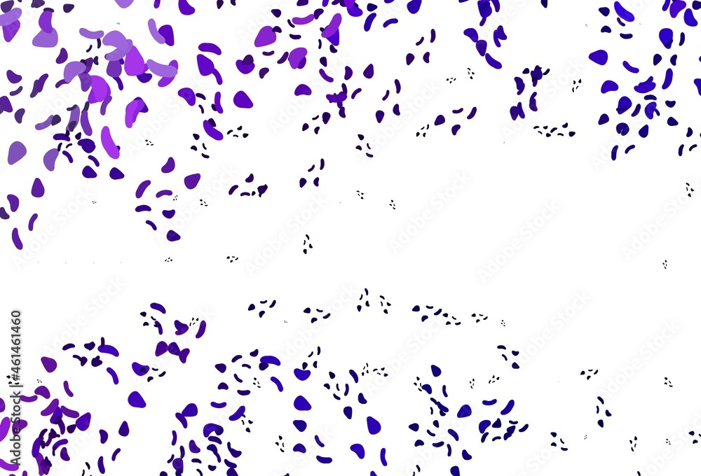 Light Purple vector texture with random forms.