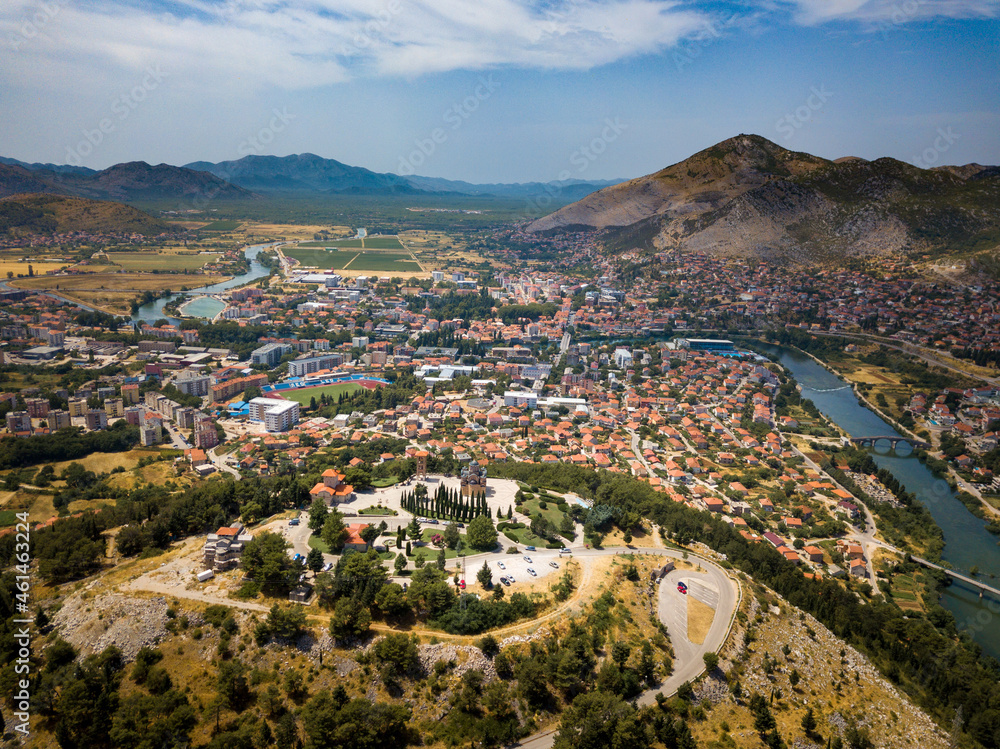 Aerial view of Trebinje city