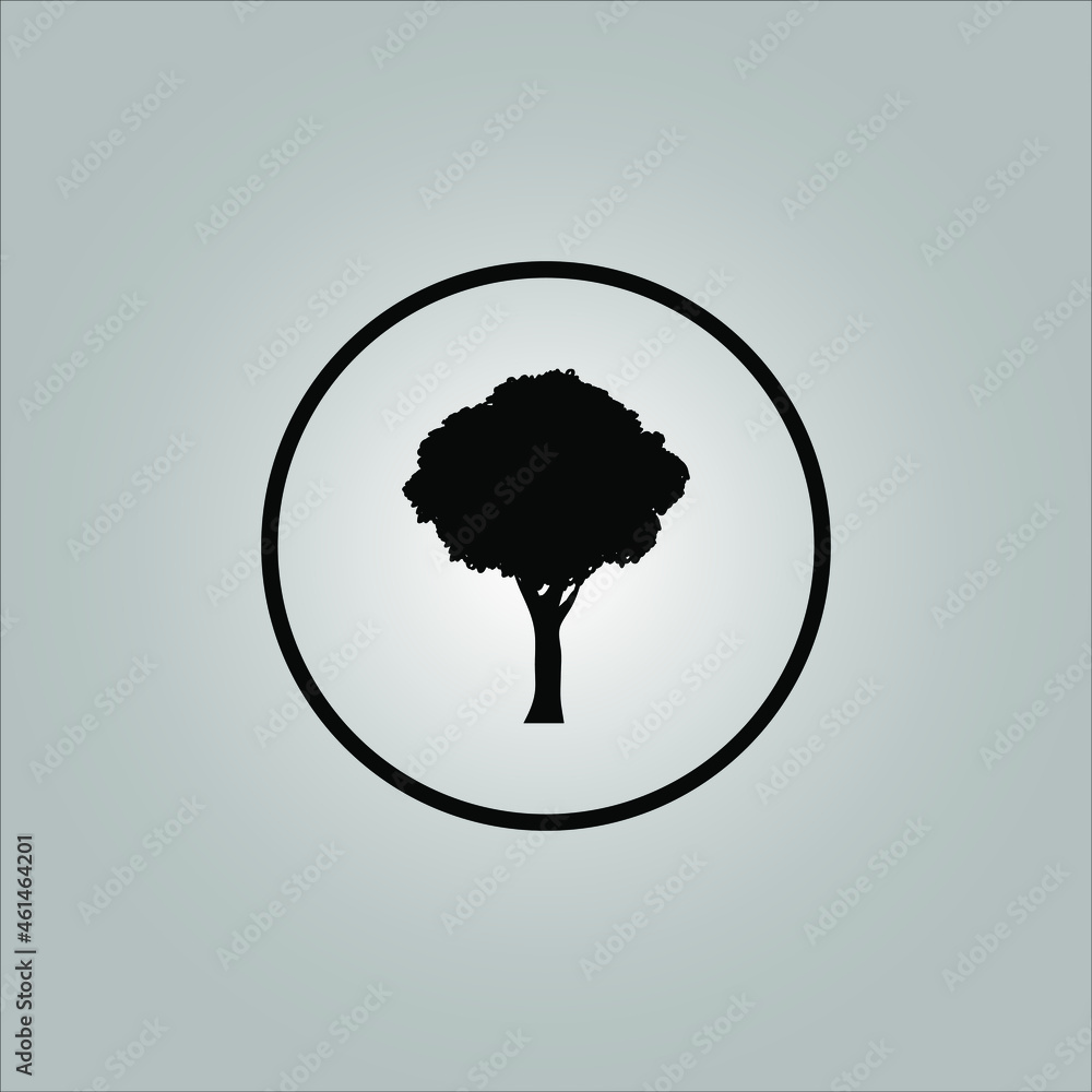 best tree logo design or best tree icon. perfect for company logo and branding or your design