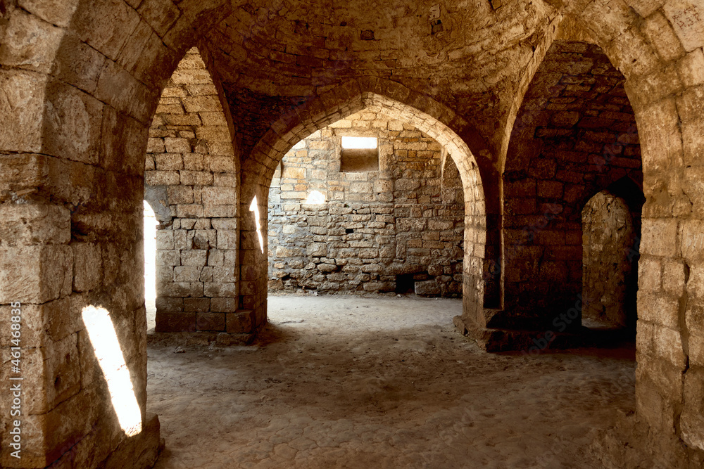Naklejka premium Khan's Bath at the citadel of Naryn-Kala in Derbent. Dagestan. Russia