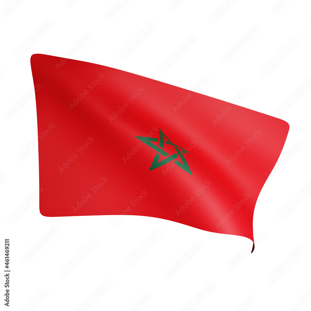 morocco flag concept morocco national day