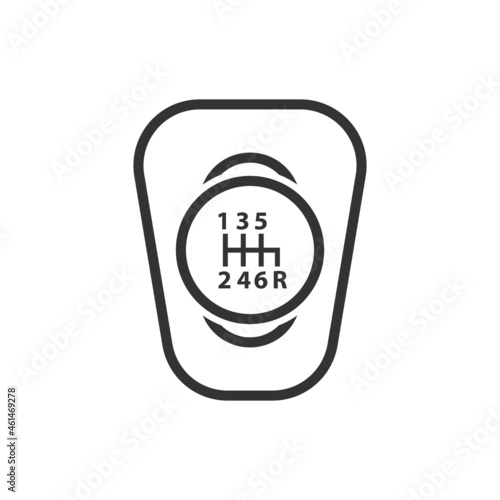 mechanical gearbox on white