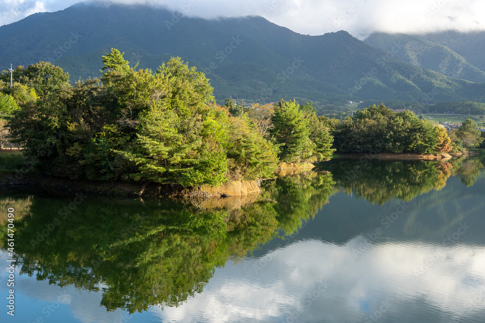 塩手池の朝 塩手池の朝
